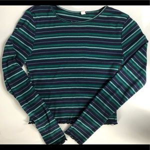 PACSUN long sleeve crop top